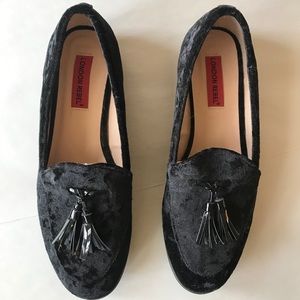 Never Worn Asos Velvet Loafers